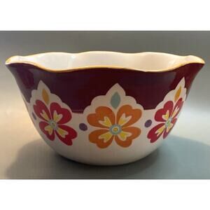 The Pioneer Woman Flea Market Large Scalloped Edge Mixing Serving Bowl 10"